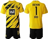 2020-21 Dortmund 1 BURKI Home Soccer Jersey,baseball caps,new era cap wholesale,wholesale hats